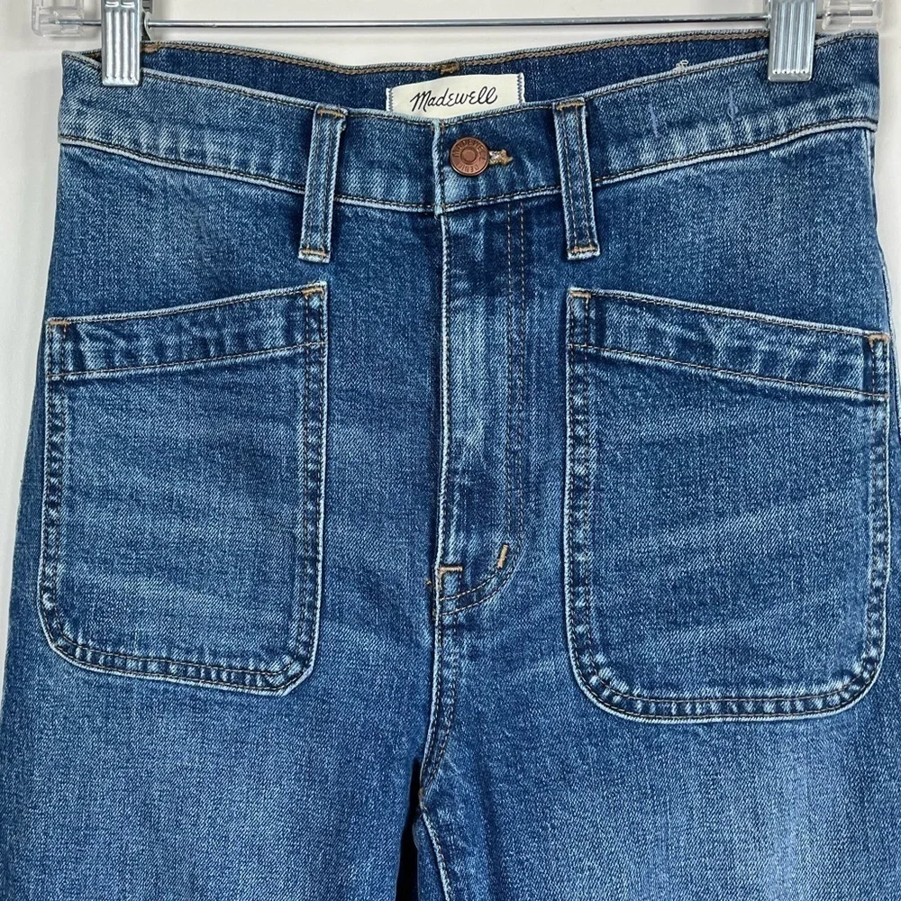 Madewell Classic Straight Jeans Marfield Wash Size 25